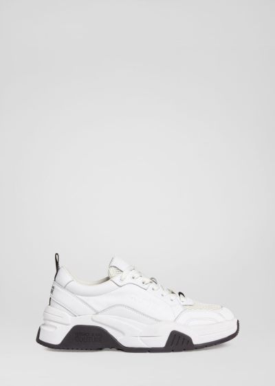 Versace Jeans Couture Logo Low Top Trainers αθλητικα Jeans Couture ασπρα | Z8J684Q