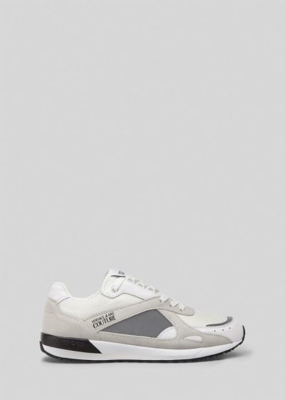 Versace Jeans Couture Logo Runner Trainers αθλητικα Jeans Couture ασπρα | I039CCV