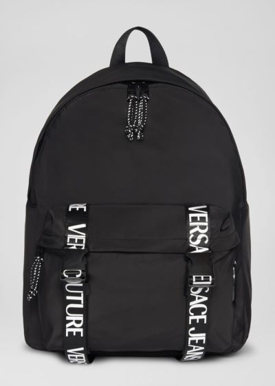 Versace Jeans Couture Logo Tape Backpack σακιδια πλατησ Jeans Couture μαυρα | Z60AS4T