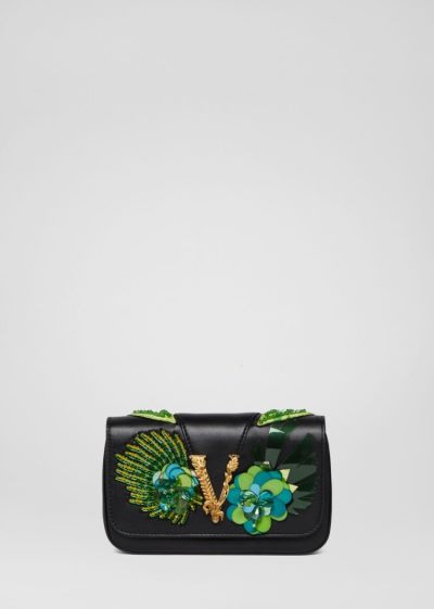 Versace Jungle Embroidered Virtus Evening Bags γυναικεια Πολύχρωμο | XOVPLAK