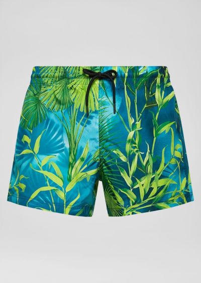 Versace Jungle Print Swim Trunks μαγιό ανδρικα Πολύχρωμο | 26LLJB3