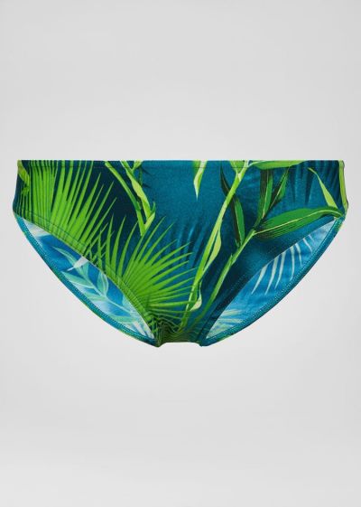 Versace Jungle Print Μπικίνι Bottom μαγιό γυναικεια Πολύχρωμο | 5RCW07J