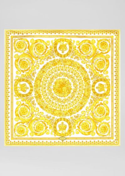 Versace Large Barocco FW'91 Silk Foulard γυναικεια Πολύχρωμο | WPW2UIJ