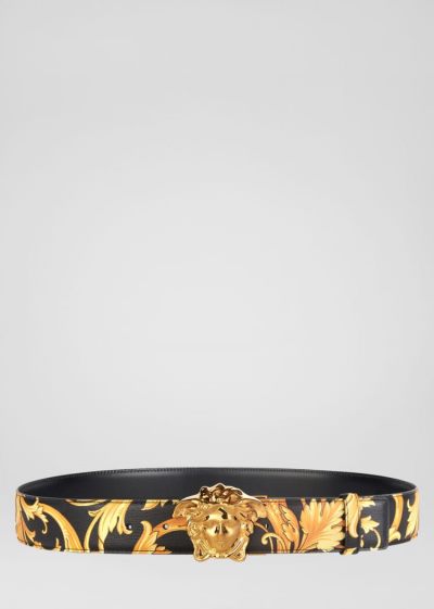 Versace Le Pop Classique Print Palazzo Belt ζωνη ανδρικα Πολύχρωμο | H866AUP