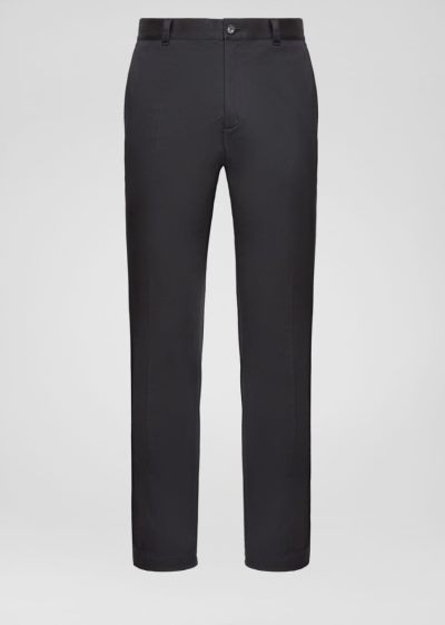 Versace Logo Tab Trousers παντελόνι ανδρικα μαυρα | Q1WCIT6