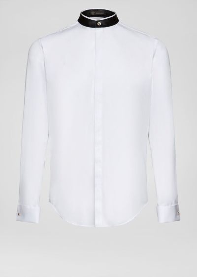 Versace Medusa Button Shirt πουκαμισα ανδρικα ασπρα | TCPC8N3
