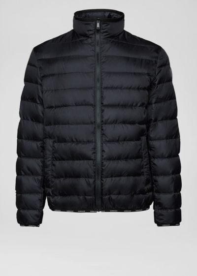 Versace Nastro Puffer Jacket μπουφαν ανδρικα μαυρα | CADU14P