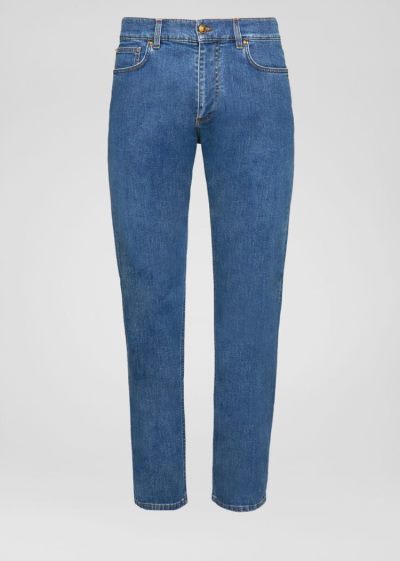 Versace Regular Fit Jeans τζιν παντελονι ανδρικα μπλε | OAHLSOX