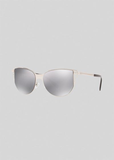Versace Silver Grecamania γυαλια ηλιου γυναικεια ασημι | 5ZRMS63