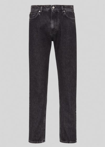 Versace Stone Wash Jeans τζιν παντελονι ανδρικα μαυρα | HTMBSIY