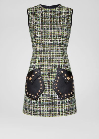 Versace Studded Tweed φορεμα φορεμα γυναικεια Πολύχρωμο | Z3H9QAD