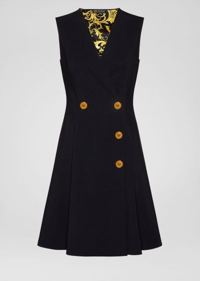 Versace Tailored φορεμα φορεμα γυναικεια μαυρα | HLSAAUC