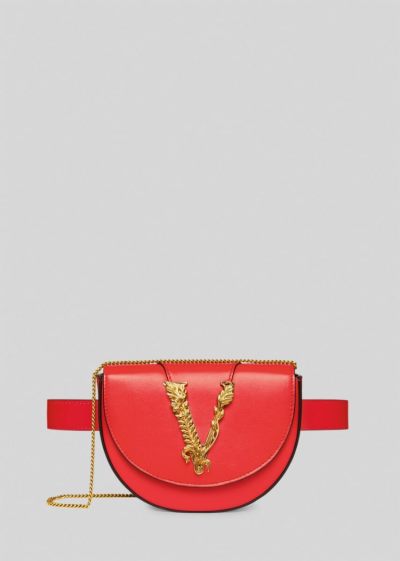 Versace Virtus Belt Bag Τσαντα Μεσησ γυναικεια κοκκινα | DXVS65H