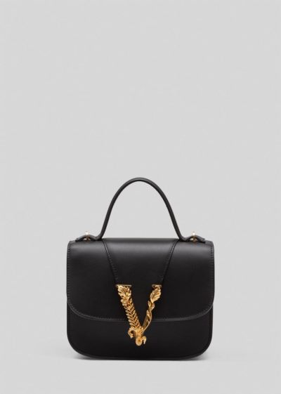 Versace Virtus Dual-Carry Bag τσαντα χειροσ γυναικεια μαυρα | 9OV9O27