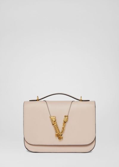 Versace Virtus Shoulder Bag τσάντεσ ώμου γυναικεια ροζ | KGZKH5E