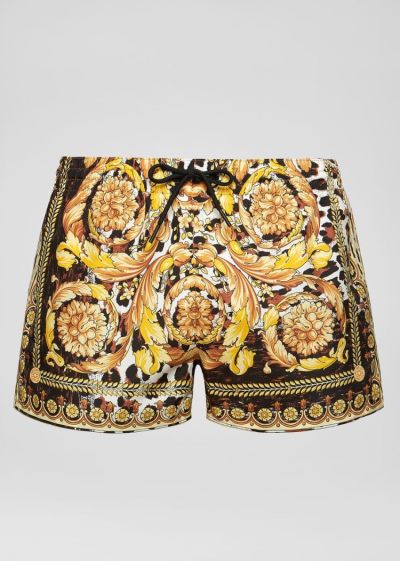 Versace Wild Baroque Print Swim Shorts μαγιό ανδρικα Πολύχρωμο | C1310LU