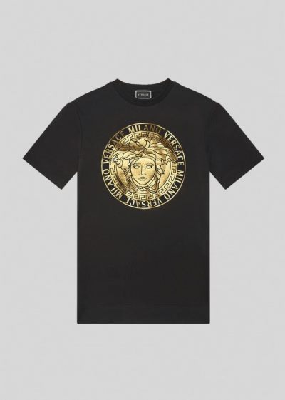Versace Young Medusa Motif φορεμα φορεμα παιδικα μαυρα | 0KPHV21