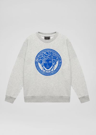 Versace Young Medusa Sweatshirt φουτερ παιδικα γκρι | 34YNO47