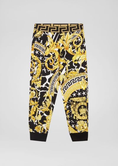 Versace Young Savage Barocco Print Trackpants παντελόνι παιδικα Πολύχρωμο | J3AW3HW